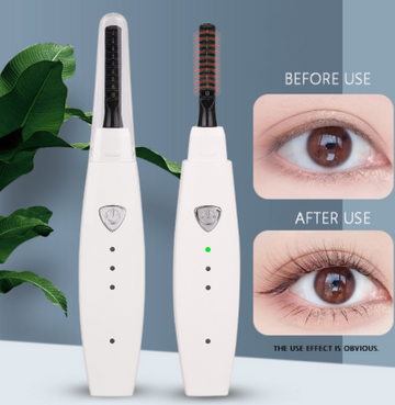 USB Electric Heated Eyelash Curler: Long-Lasting Natural Makeup Tool