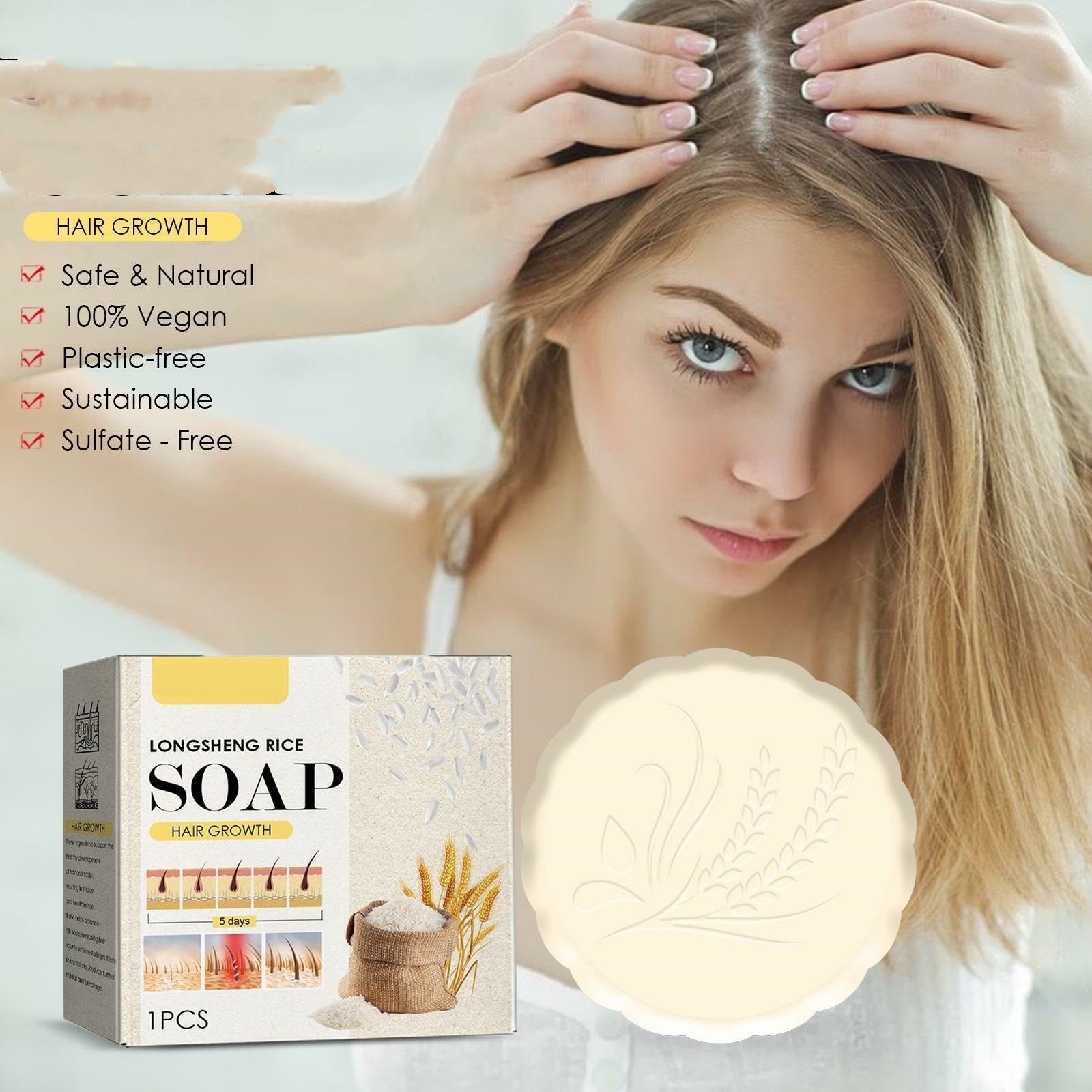       Moisturizing and Anti-Hair Loss Shampoo Soap – BEAUTY NET