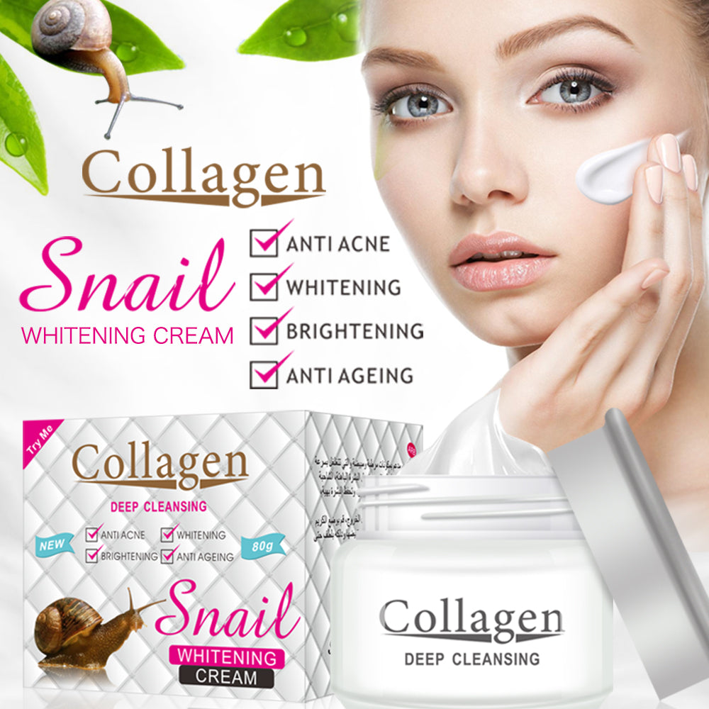       Snail Collagen Face Whitening Cleansing Repair Set – BEAUTY NET
