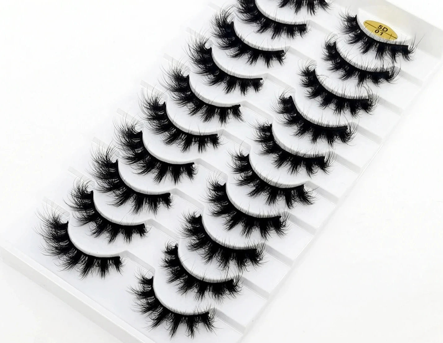 10 Pairs 3D Mink False Eyelashes Natural/Thick Eye Lashes Fluffy Makeup Russian eyelahses Beauty Extension Reusable eyelashes