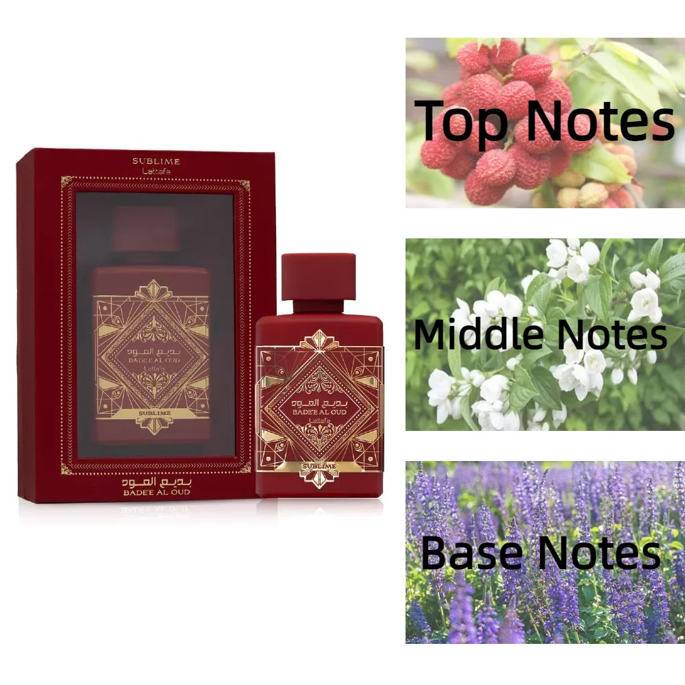 Badee Al Oud for Glory 100ML by Lattafa – Original Arabic Perfume, Long-Lasting Luxury Fragrance for Men & Women, Elegant and Charming Oud Scent