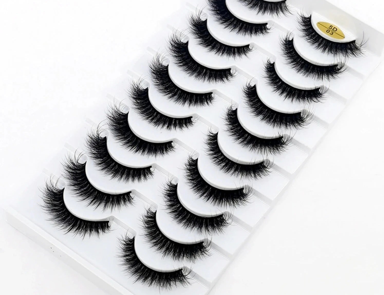 10 Pairs 3D Mink False Eyelashes Natural/Thick Eye Lashes Fluffy Makeup Russian eyelahses Beauty Extension Reusable eyelashes