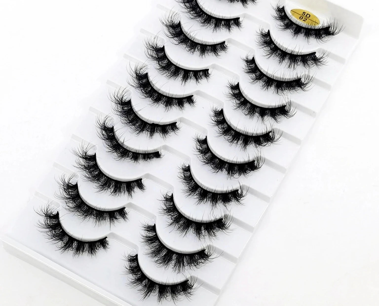 10 Pairs 3D Mink False Eyelashes Natural/Thick Eye Lashes Fluffy Makeup Russian eyelahses Beauty Extension Reusable eyelashes