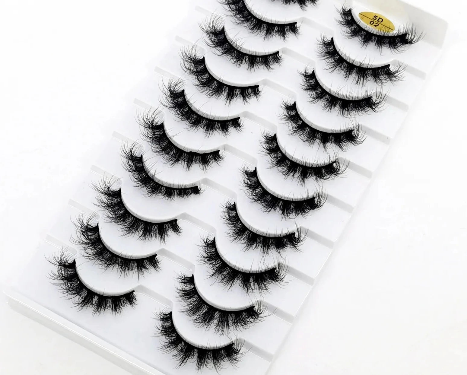 10 Pairs 3D Mink False Eyelashes Natural/Thick Eye Lashes Fluffy Makeup Russian eyelahses Beauty Extension Reusable eyelashes