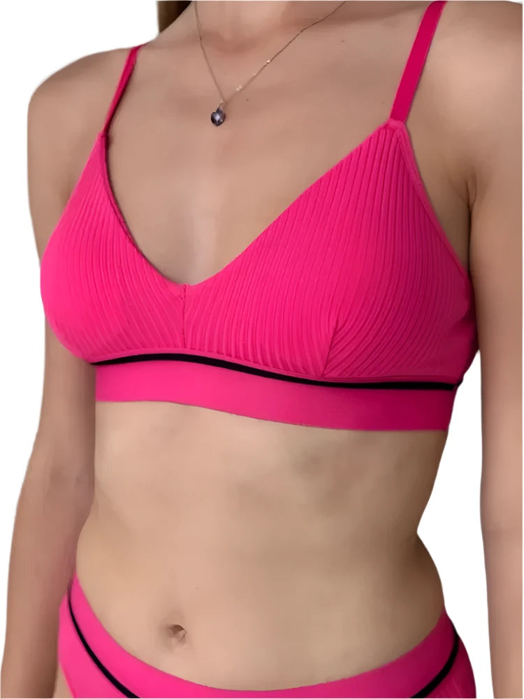 Women’s Wire-Free Cotton Tube Top Bra - Seamless, Breathable Lingerie, Sexy Solid Color Cropped Top