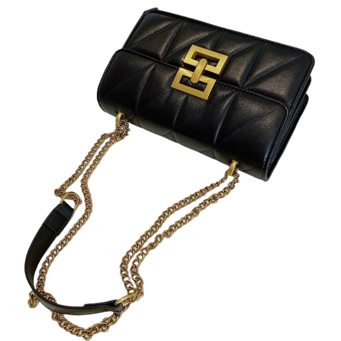 Diamond-Shaped Embossed Fashion Chain Shoulder Messenger Bag for Female Commuters