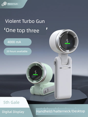 Stay Cool Anytime, Anywhere with the Puzhi Turbo Ultra-Long Life Battery Handheld Fan - Your Perfect Portable Companion
