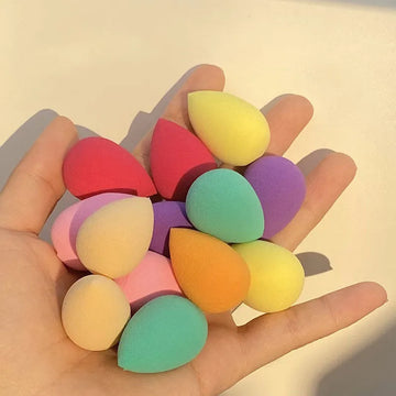 Mini Makeup Sponges - 6Pcs Powder Puff Beauty Sponges for Makeup, Concealer, Liquid Foundation, Face Cosmetic Puff, and Make-Up Sponge.