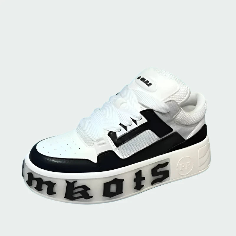 Men's Designer White Casual Sneakers - Breathable Microfiber Leather, Height-Increasing Platform Shoes