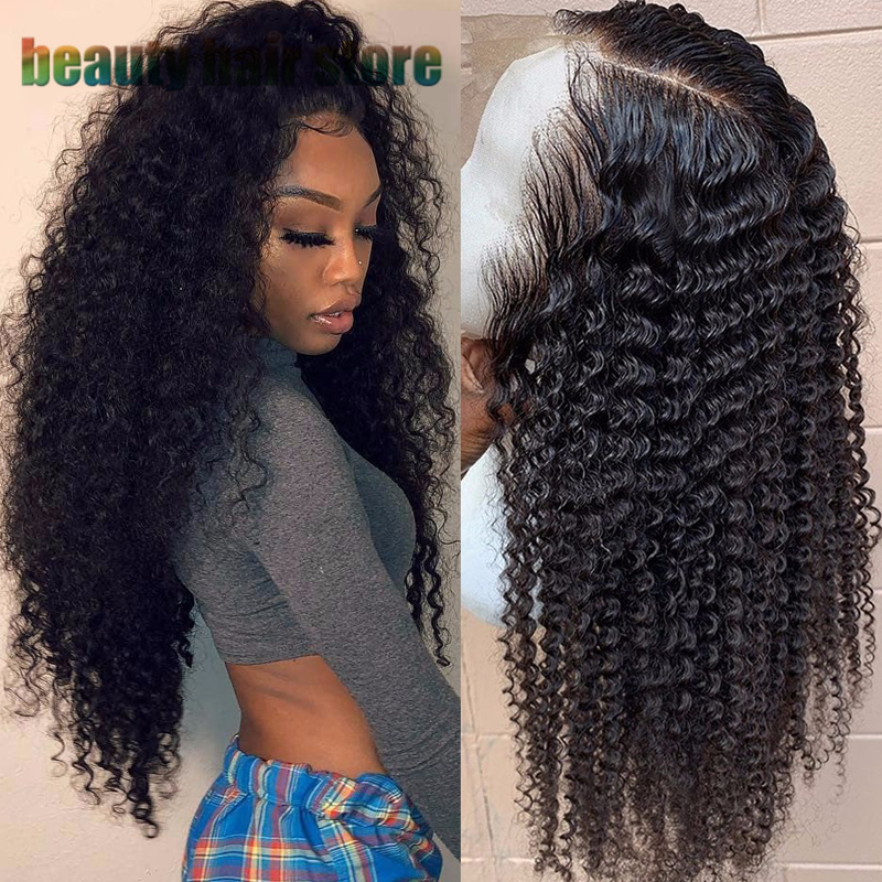       Brazilian Kinky Curly Lace Front Human Hair Wigs – BEAUTY NET