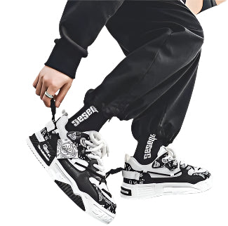 Men's and Women's Fashion Vulcanized Platform Sneakers - Tennis, Sports, Outdoor, Casual Trendy Shoes for Everyday Wear