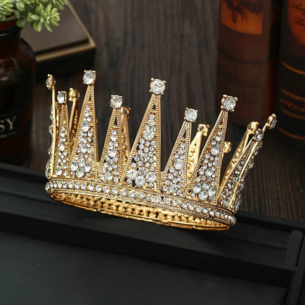       Fashion Bridal Hair: Alloy Hollow Diamond Crown – BEAUTY NET