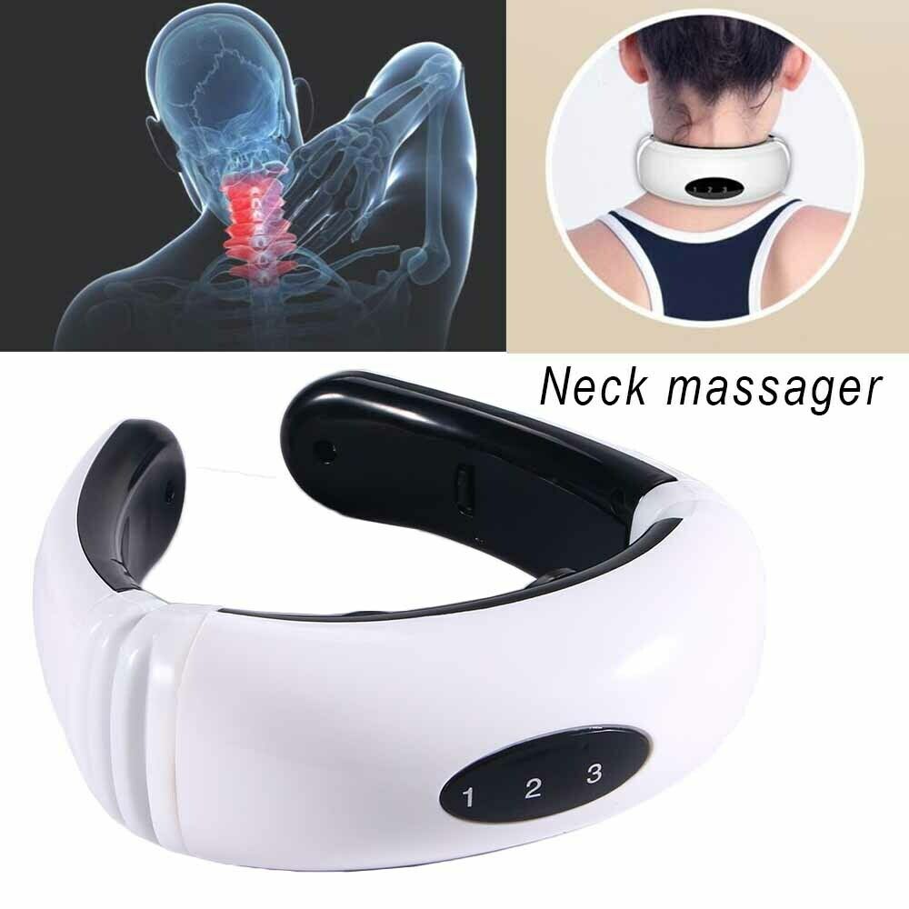 
      Electric Neck Massager with Magnetic Pulse Therapy for Vertebra Relaxa
 – BEAUTY NET