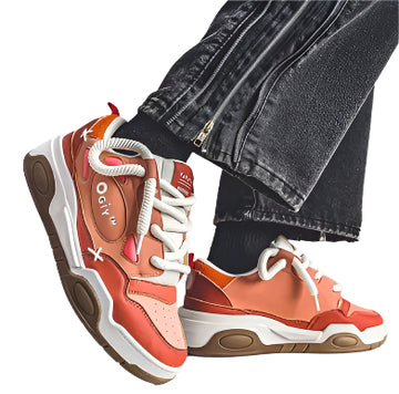 Men's Trendy Casual Board Shoes – Lightweight, Breathable, Thick Sole, Comfortable Fashion Sneakers