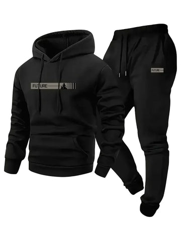 Best Men's Casual Sportswear Pullover Hoodie Set