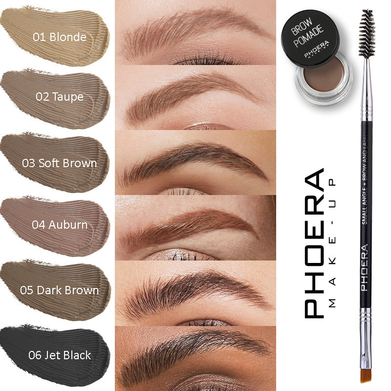 Phoera Fashion and Nature Eyebrow Cream in 6 Colors