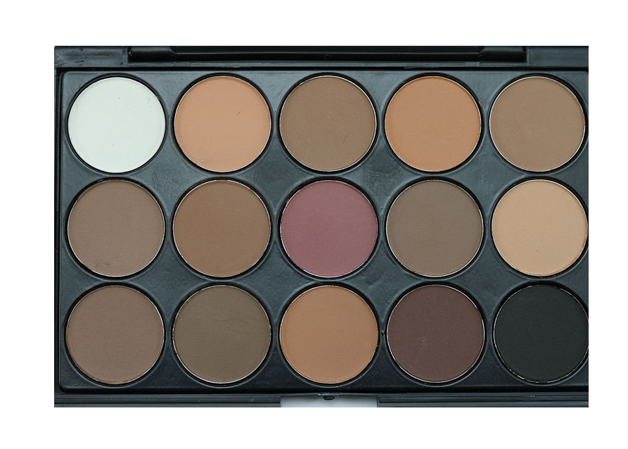 15-Color Eyeshadow Palette: Earthy Tones, Smoky Shadows - E15 Multicolor Makeup Palette