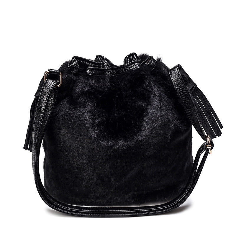 Fashionable Ladies' Plush Bags