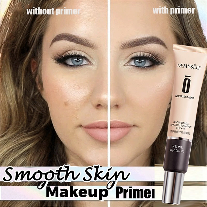 Smooth Skin Face Makeup Primer: Easy-to-Wear Facial Whitening, Oil-Control, Hydrating Cream, Matte Foundation Makeup Primer