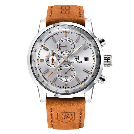 BENYAR Luxury Men's Quartz Watch - Premium Brand