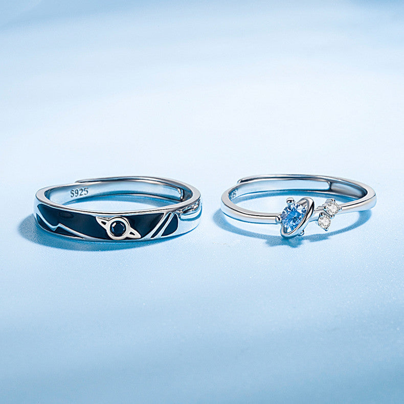 Dream Planet Couple Rings: Fashionable Personality Rings for Men and Women