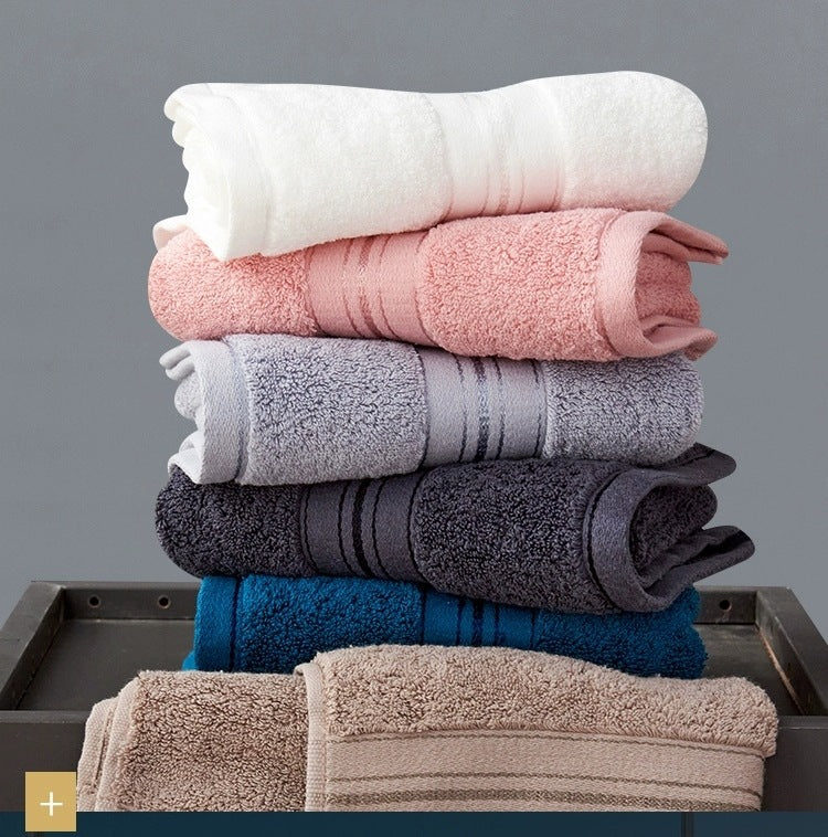 Egyptian Cotton Towel Set: Bath Towel and Face Towel. Soft, Comfortable Bathroom Towel, Travel, Sports Towels