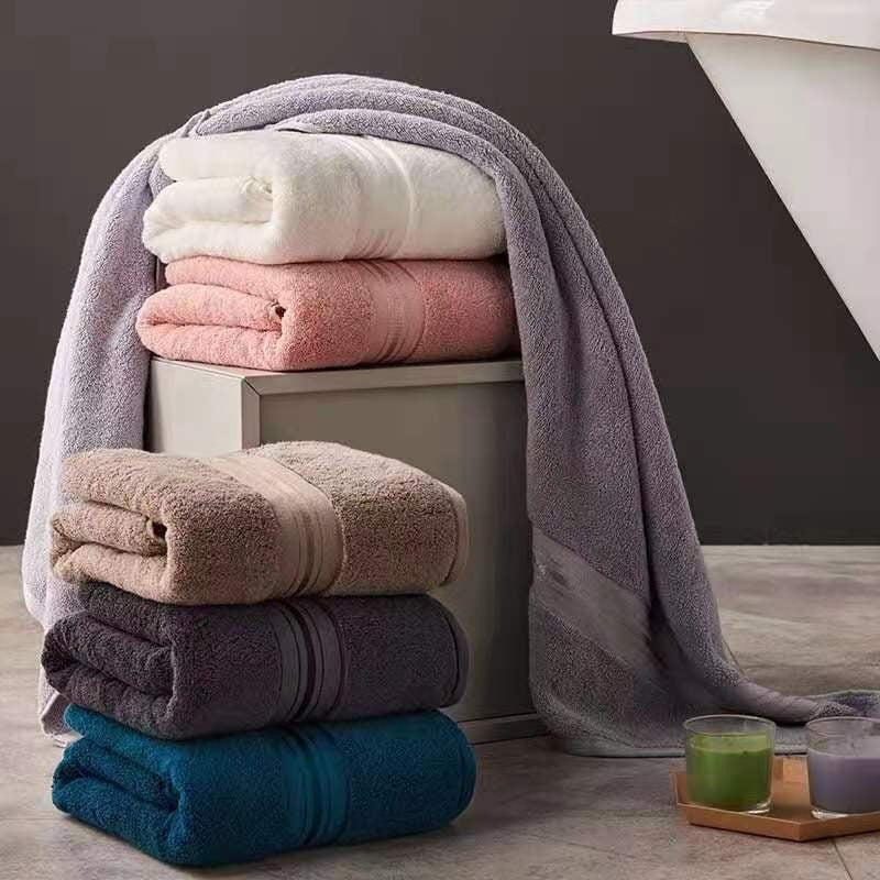 Egyptian Cotton Towel Set: Bath Towel and Face Towel. Soft, Comfortable Bathroom Towel, Travel, Sports Towels