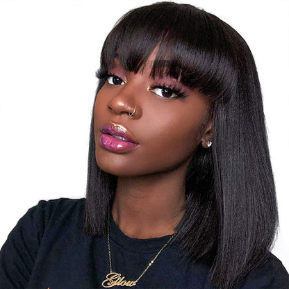 Unice Hair Full Machine-Made Human Hair Wigs for Black Women