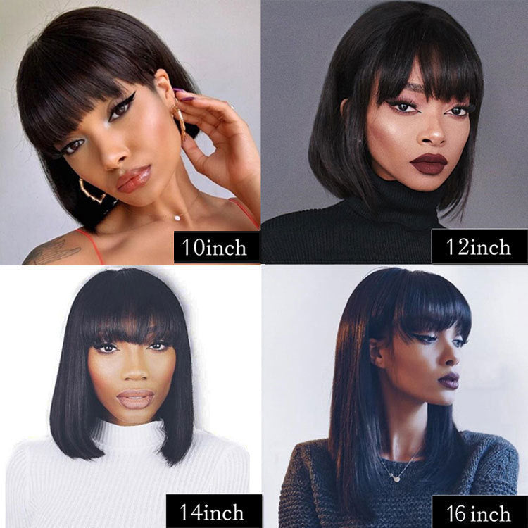 Unice Hair Full Machine-Made Human Hair Wigs for Black Women