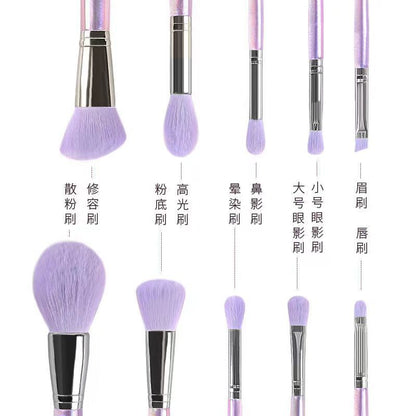 Soft Hair Powder Brush Makeup Set: Beauty Tools for Beginners