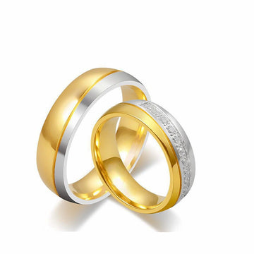 Vnox Wedding Rings for Women and Men: Anniversary Edition