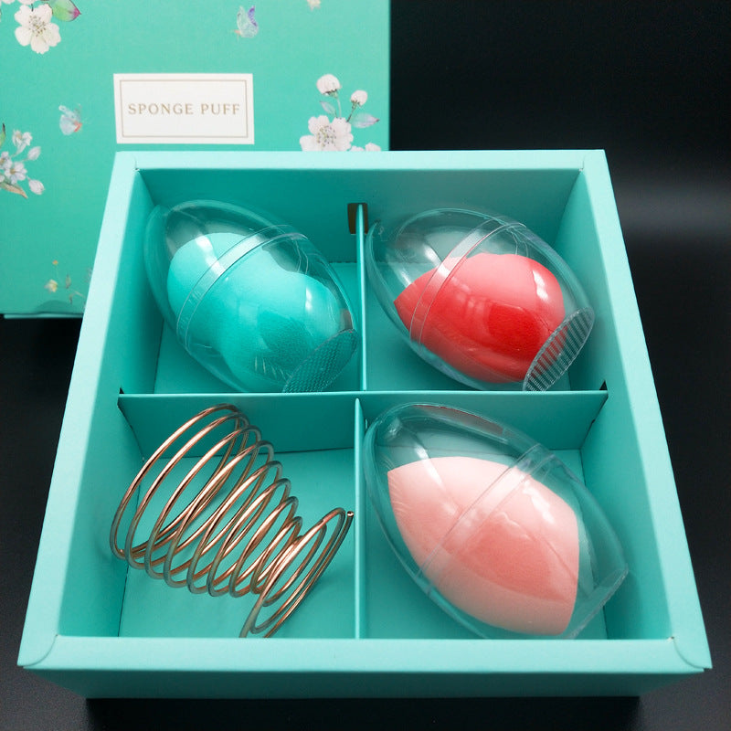 Gift Box Cosmetic Egg Set: Super Soft, Smear-Proof Makeup Tools