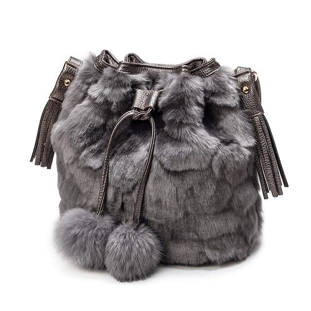 Fashionable Ladies' Plush Bags