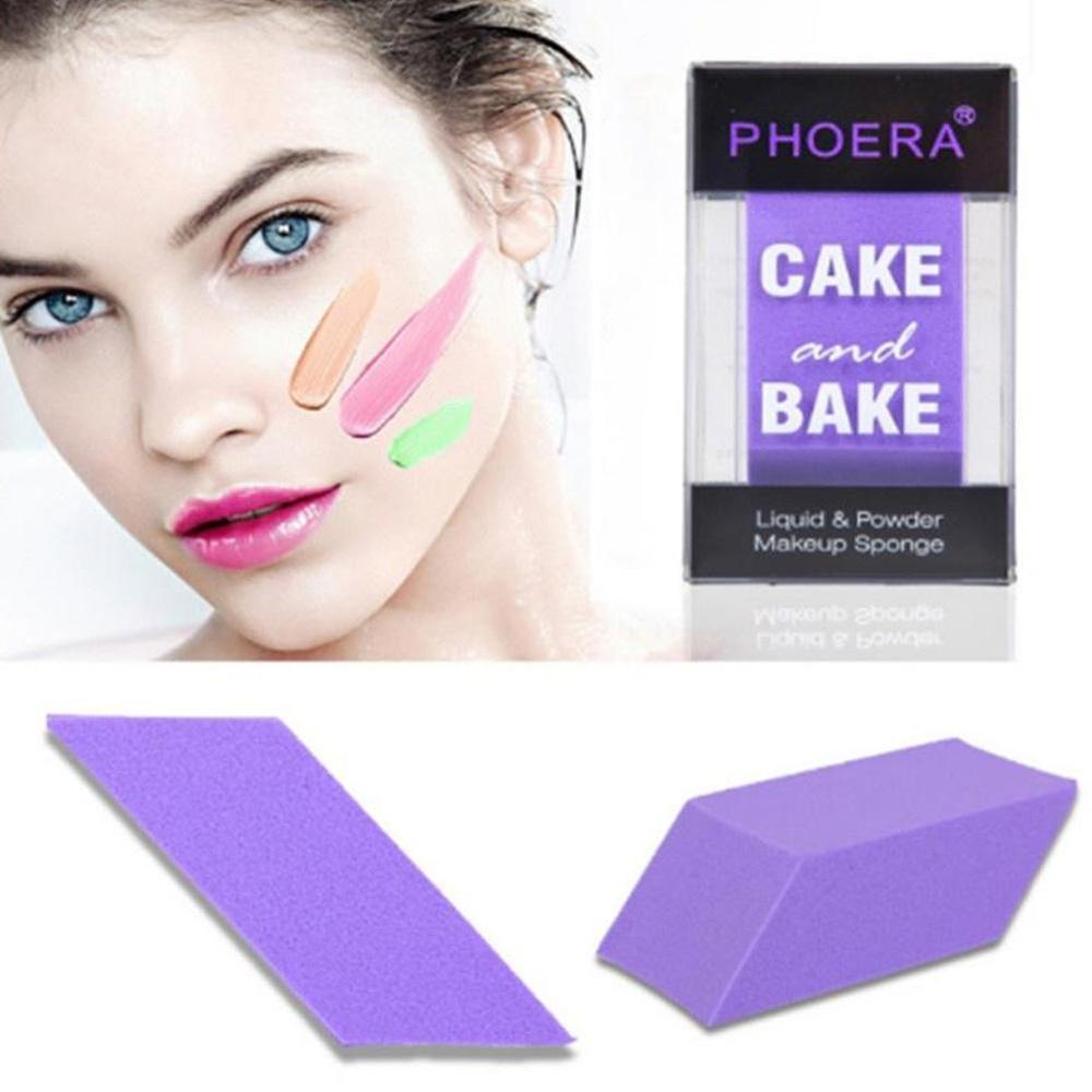 Quadrilateral Shape Makeup Puff: Liquid and Powder Makeup Sponge