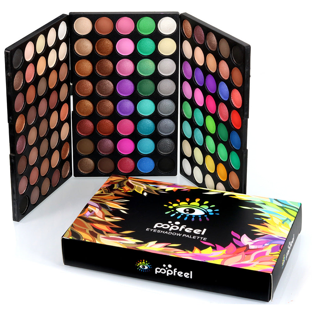 Perfect Professional 120-Color Eyeshadow Palette – Hot Fashion Cosmetic Powder with Soft Matte Finish. An essential eyeshadow palette for a stunning beauty makeup set.