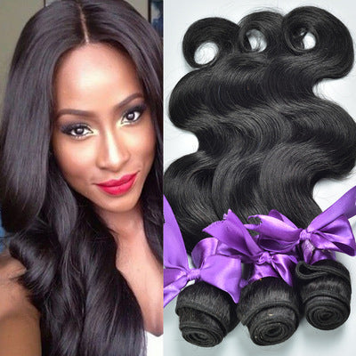 Authentic Human Hair Wig, Hair Styling Extension, Body Wave Human Hair Weaves