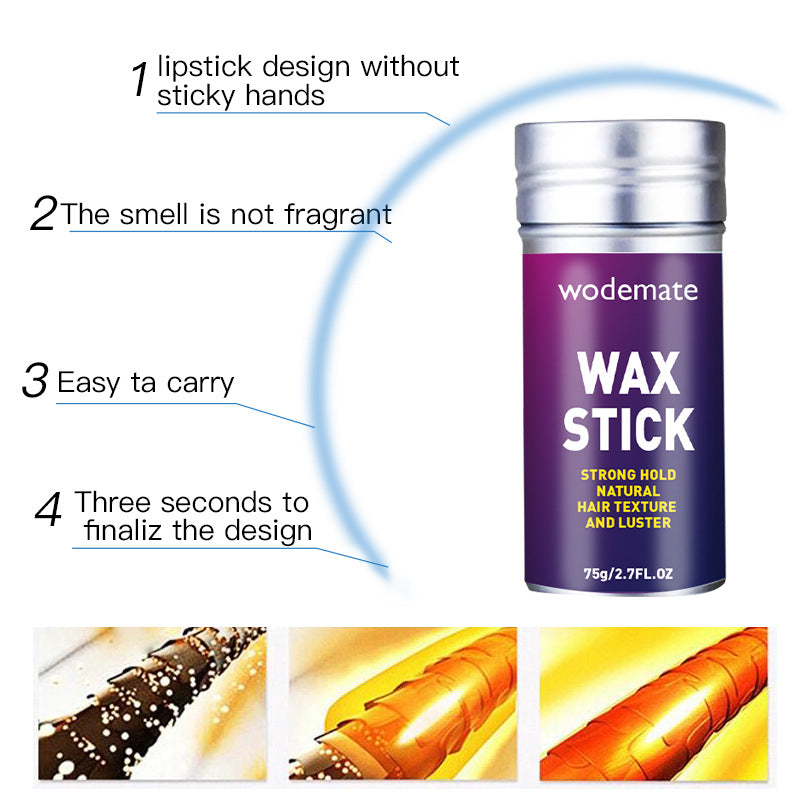 Styling Hair Wax Stick: Hair Wax Stick & Broken Hair Finishing Cream Styling Finishing Stick