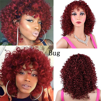 Synthetic Afro Curly Wig: African Wigs for Black Women