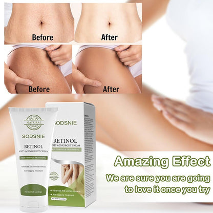 Retinol Body Cream: Anti-Aging, Sagging Skin Improvement, Reduction