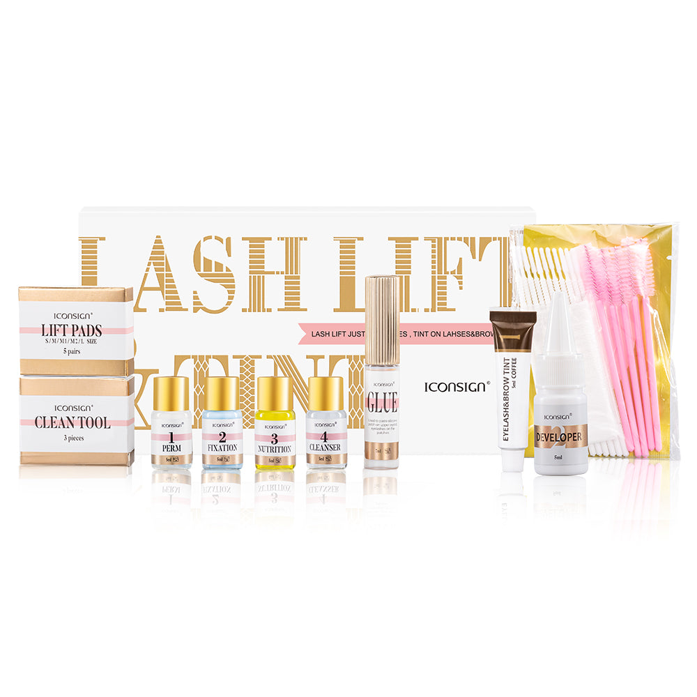 ICONSIGN Lash Lift, Eyelash & Eyebrow Dye Tint Kit, Lashes Perm Set, Brow Lamination Makeup Tools