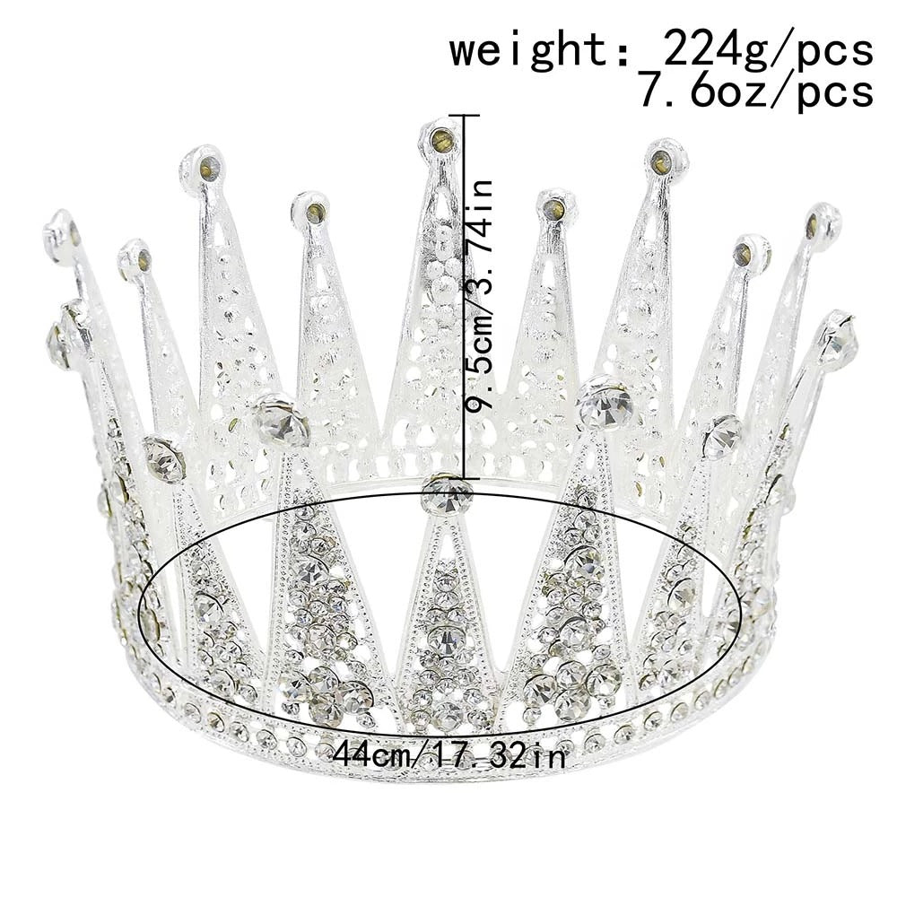 Fashion Bridal Hair: Alloy Hollow Diamond Crown