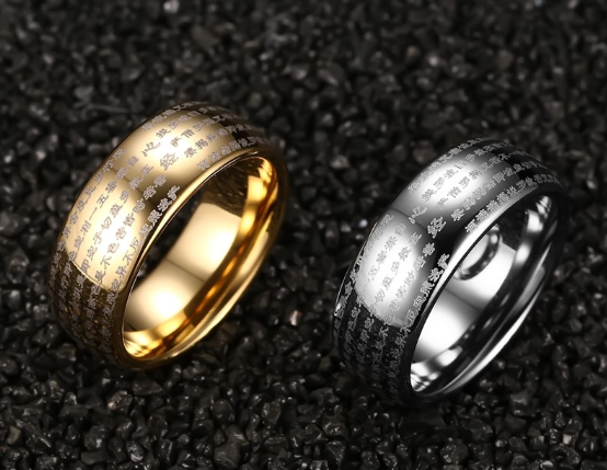 Unique Men Women Dome Rings