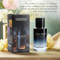Salvage Eau de Parfum bottle and packaging with floral background