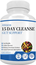15-Day Colon Cleanse – Constipation & Bloating Relief – Gut Support for Men & Women – 30 Capsules