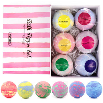 Aromatherapy Essential Oil Bubble Bath Salt Ball Set