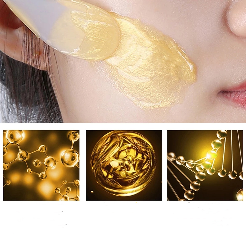 Gold Foil Snail Tear-Off Mask for Hydration