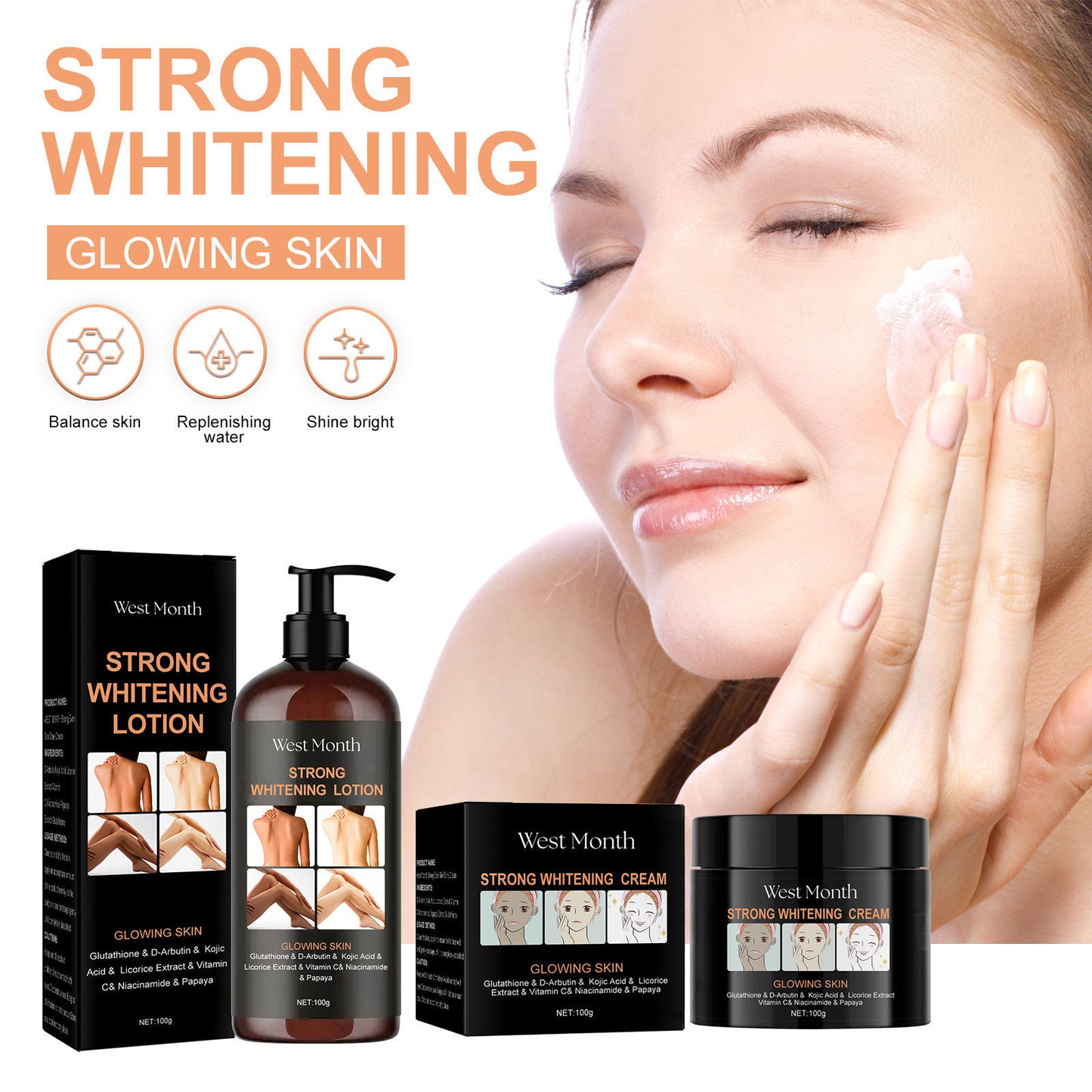 Skin Moisturizing Whitening Repair Cream