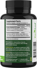 Berberine Supplement 1300Mg per Serving- 97% Tested Ultra High Potency Berberine Hcl with Ceylon Cinnamon, Bitter Melon & Gymnema, 10:1 Extract Berberis Supplements, Weight Management, 90 Veggie Caps