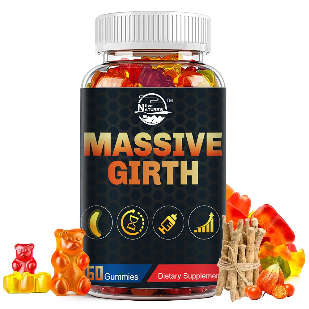 Massive Girth Men’s Health Gummies – Energy, Endurance & Emotional Support