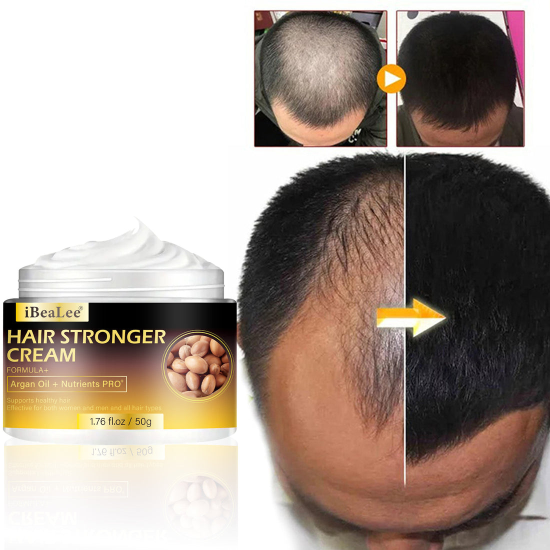 Anti-Hair Loss and Hair Fixation Nourishing Thickening Care Cream